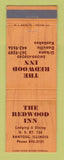 Matchbook Cover - Redwood Inn Rantoul IL