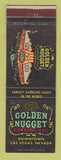 Matchbook Cover - Golden Nugget Casino Las Vegas NV