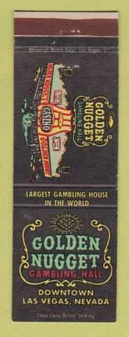 Matchbook Cover - Golden Nugget Casino Las Vegas NV