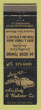 Matchbook Cover - Ace Auto Body Radiator Providence RI