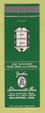 Matchbook Cover - Yankee Silversmith Inn Wallingford CT