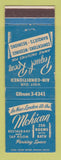 Matchbook Cover - Mohican Restaurant Tap Room New London CT hotel