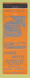 Matchbook Cover - Amber Motel Pismo Beach CA ORANGE