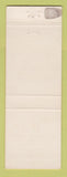 Matchbook Cover - Amber Motel Pismo Beach CA ORANGE