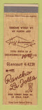 Matchbook Cover - Rancho La Jolla CA