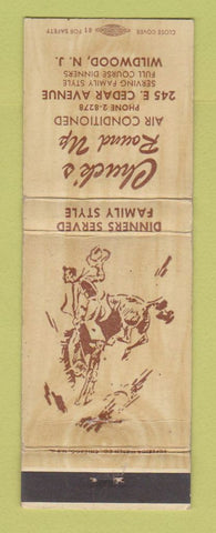 Matchbook Cover - Chuck's Round Up Wildwood NJ WEAR