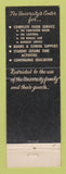 Matchbook Cover - University of Missouri Columbia MO