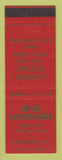 Matchbook Cover - Hotel Lewisburger Lewisburg PA