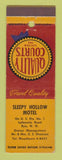 Matchbook Cover - Sleepy Hollyow Motel Rye NH Quality Courts