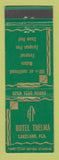 Matchbook Cover - Hotel Thelma Lakeland FL