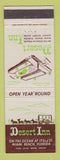 Matchbook Cover - Desert Inn Miami Beach FL