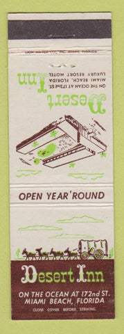 Matchbook Cover - Desert Inn Miami Beach FL