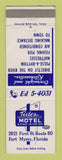 Matchbook Cover - Tides Motel Fort Myers FL WEAR