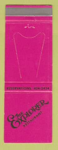 Matchbook Cover - Explorer Restaurant Rockville MD