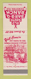 Matchbook Cover - Old South BBQ Ranch Clewiston FL
