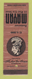 Matchbook Cover - Mayan Restaurant New York City WEAR