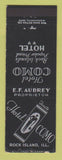 Matchbook Cover - Hotel Como Rock Island IL