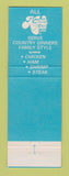 Matchbook Cover - Kapok Tree Inn Urbana MD Madeira Beach Clearwater FL