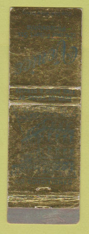 Matchbook Cover - The Venice Restaurant Philadelphia PA WEAR