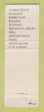 Matchbook Cover - Michigan State University East Lansing MI