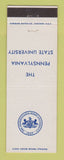 Matchbook Cover - Penn State University State College PA