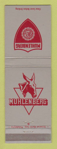Matchbook Cover - Muhlenberg College Allentown PA