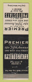Matchbook Cover - Premier Photostats New York City