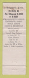 Matchbook Cover - Tode's Inn Ridgefield CT