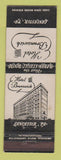 Matchbook Cover - Hotel Brunswick Lancaster PA