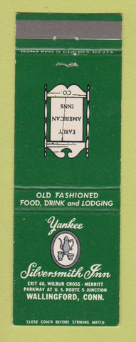 Matchbook Cover - Yankee Silversmith Inn Wallingford CT