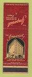 Matchbook Cover - Imperial Hotel Portland OR