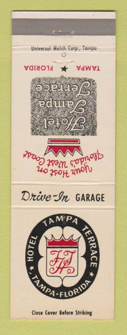 Matchbook Cover - Hotel Tampa Terrace Tampa FL