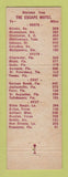 Matchbook Cover - Escape Motel Panama City Beach FL