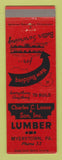 Matchbook Cover - Charles Loose and Son Lumber Myerstown PA