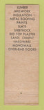 Matchbook Cover - Charles Loose and Son Lumber Myerstown PA