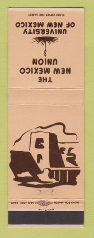 Matchbook Cover - University of New Mexico Union Albuquerque NM