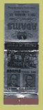 Matchbook Cover - Adams Funeral Home Akron OH WEAR