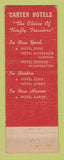 Matchbook Cover - Hotel Garde New Haven CT