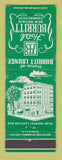 Matchbook Cover - Hotel Burritt New Britain CT