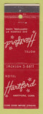 Matchbook Cover - Hotel Hartford CT