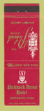 Matchbook Cover - Pickwick Arms Hotel Greenwich CT