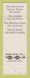 Matchbook Cover - Pickwick Arms Hotel Greenwich CT