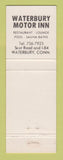 Matchbook Cover - Norwich Motel CT Old Mystic Motor Lodge