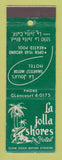 Matchbook Cover - La Jolla Shores Hotel CA