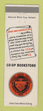 Matchbook Cover - Oregon State College Corvallis OR Beavers