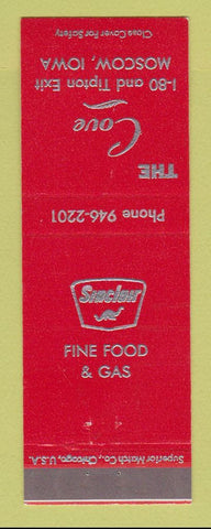 Matchbook Cover - The Cove Moscow IA Sinclair oil gas