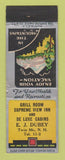 Matchbook Cover - EJ Dubey Cabins Twin Mountain NH