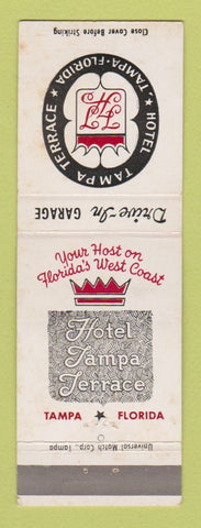 Matchbook Cover - Hotel Tampa Terrace Tampa FL