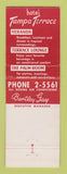 Matchbook Cover - Hotel Tampa Terrace Tampa FL
