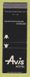 Matchbook Cover - Avis Hotel Detroit MI